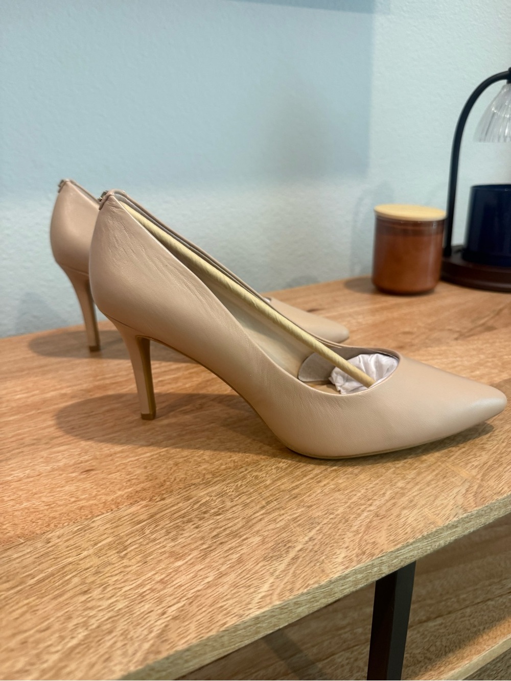 Karl Lagerfeld Royale Heels in Nude